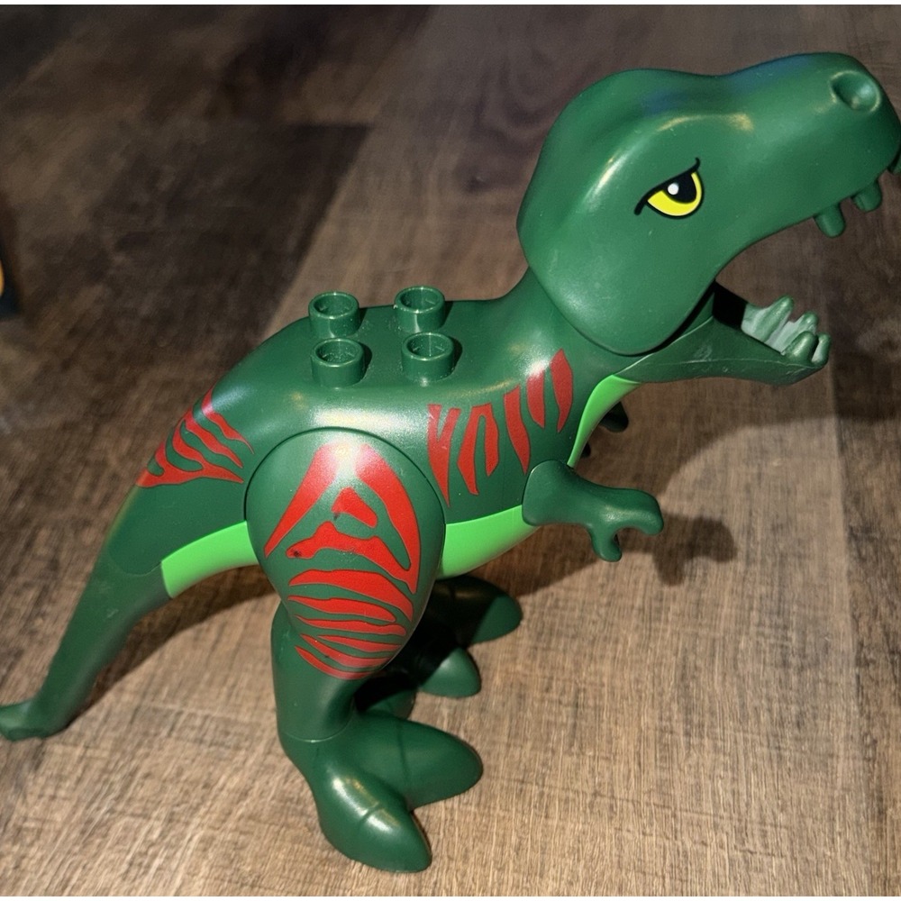 Lego Duplo Green Tyraninsaurus T Rex Dinosaur Jurassic World Collectible 5597